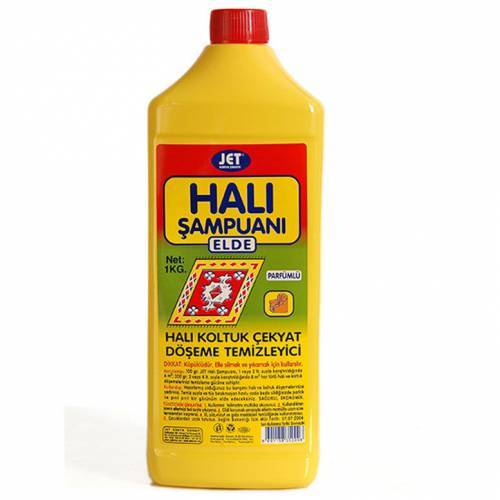 Jet Kimya Halı Şampuanı 1kg Parfümlü Elde Halı Koltuk Çekyat Döşeme Temizleyici