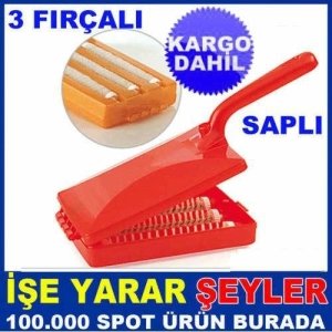 KOLAY TEMİZLİK 3 FIRÇALI SAPLI PRATİK EL GIRGIRI