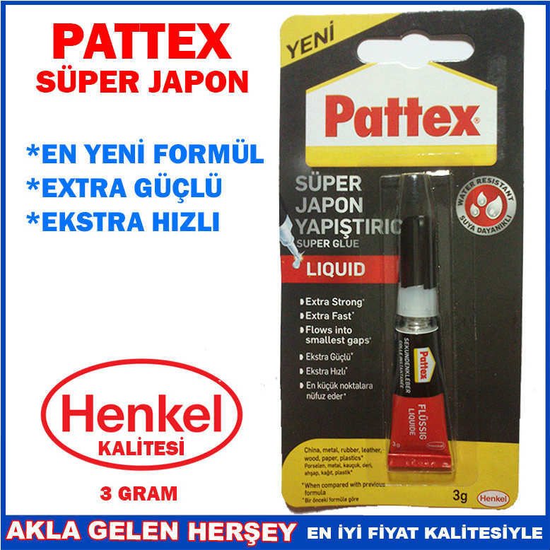 PATTEX EXTRA GÜÇLÜ SÜPER JAPON YAPIŞTIRICI 3 GR-3