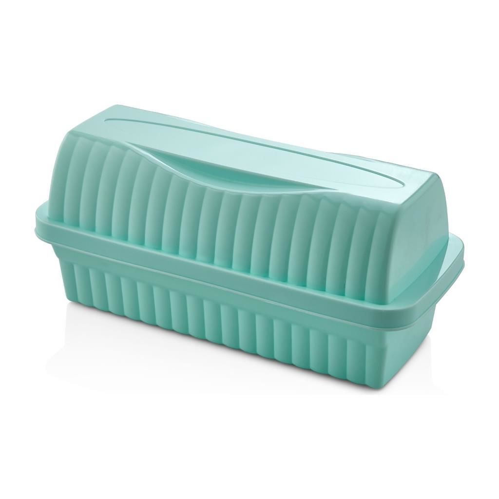 Tost Ekmekliği Baton Kek Saklama Kabı Plastik Ekmeklik Kutu