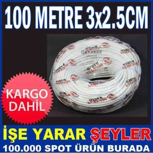 100 METRE 3x2.5CM TTR ÜÇLÜ ELEKTRİK KABLOSU KD