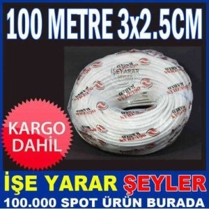 100 METRE 3x2.5CM TTR ÜÇLÜ ELEKTRİK KABLOSU KD