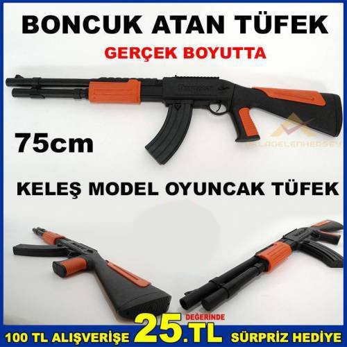 Gerçek Boyutta Keleş Model Boncuk Atan Tüfek