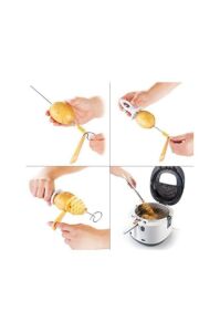 Pratik Spiral Patates Dilimleyici, Çubukta Patates Cips Yapma
