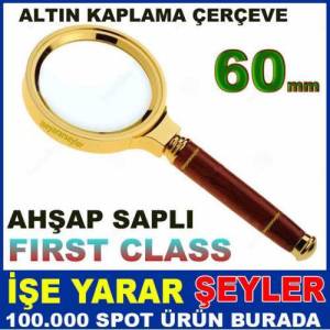 Altın Kaplama Metal Çerçeve Fırst Class Büyüteç