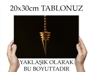 METAL SARKAÇ 7 değişen ölçü ORİJİNAL KANVAS TABLO