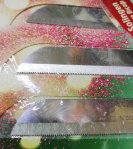 Pratik 3 Lü Orjinal Solingen Dişli Testere Ağızlı Simli Saplı Meyve Bıçağı 18 cm Alman Üretimi