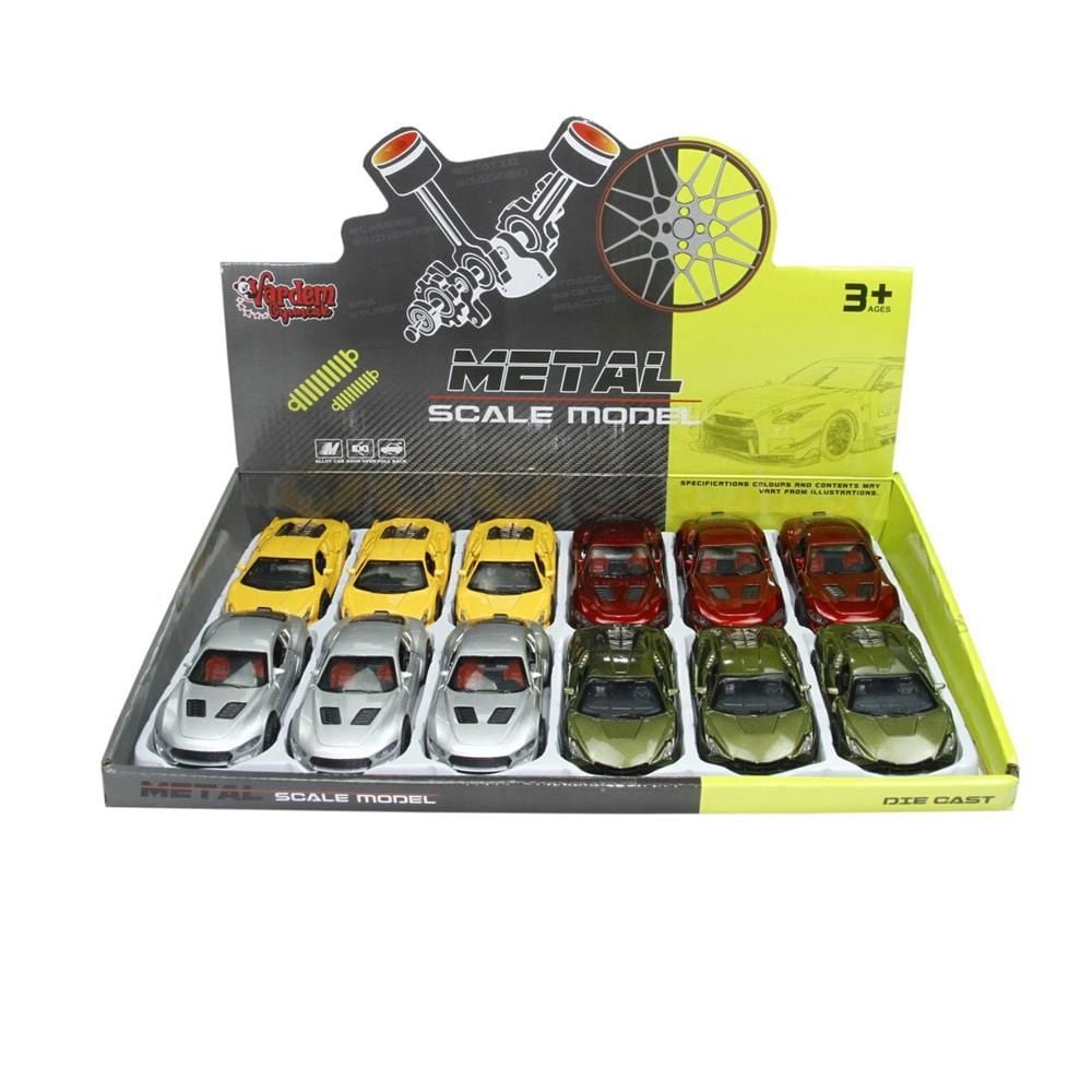 36111C ÇEKBIRAK 1:36 METAL SPOR ARABA -VRD