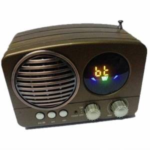 Meier M163BT Klasik Yeni Model Radyo Bluetooth-Usb-TFCARD Nostaljik Portatif Müzik Çalar