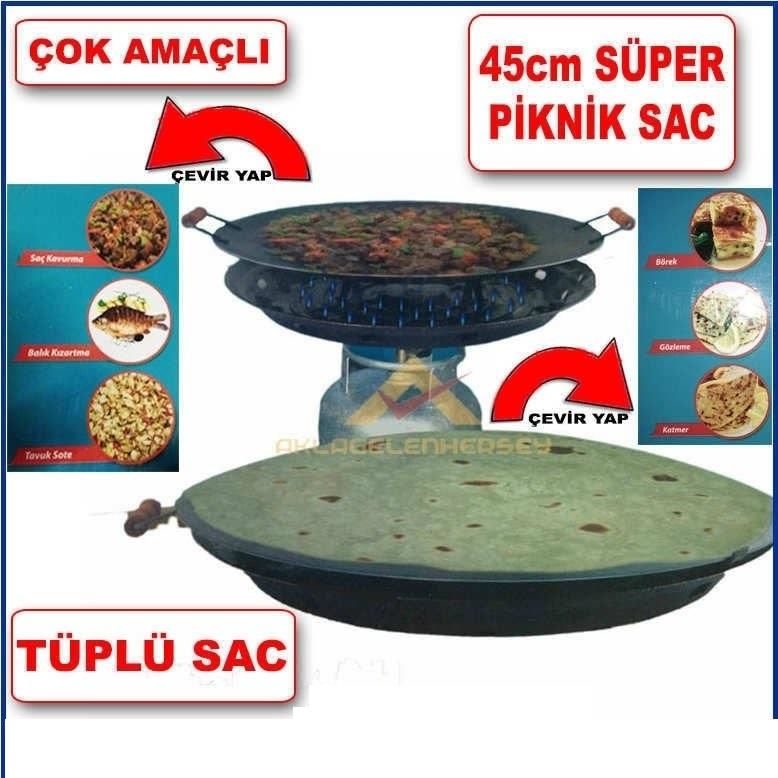 Seyyar Piknik Sac Tüplü Katmer,Saç Kavurmalık Portatif Saç Ocagı