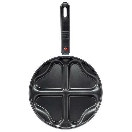 Papila Kek,omlet,crep,pasta için kalp hazneli geçmeli saplı yapışmaz  Romantik Tava kaliteli 24  cm