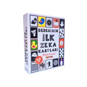 Bebeğimin İlk Zeka Kartları - Eğitici ve Zeka Gelitirici Bebek Kartları Orjinal Lisanslı Ürün