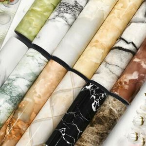 Desenli Kendinden Yapışkanlı Folyo Kağıt Duvar Kaplama 45 Cm X 5 Metre Duvar Kağıdı