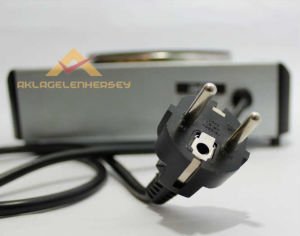 İNOX ÇELİK GÖVDE TEKLİ ELEKTRİKLİ OCAK 1000W