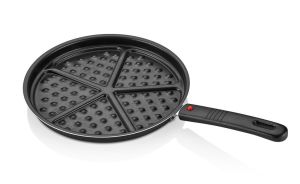 Papila Waffle Yanmaz Yapışmaz tak çıkar saplı Pan Tava kaliteli 26 cm  2 yıl Garantili