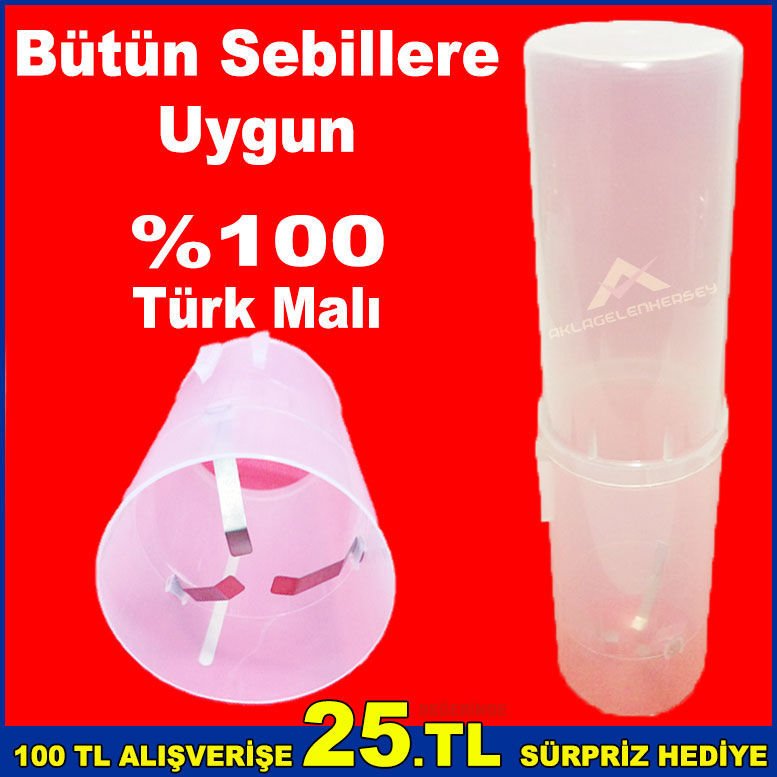 URVE Plastik ve Karton Bardaklara Uyumlu Sebil Bardaklığı Bütün Sebillere Uygun Cup Dispenser