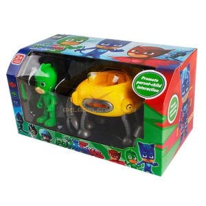 Pj Masks Karakterler Gekko Action Figure Oyuncaklar 8cm Kertenkele ve Taso Fırlatan Kollu Araç