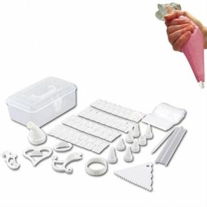 YEDİ BAŞLIKLI KREMA PASTA POMPASI SIKACAĞI PRATİK KULLANIM