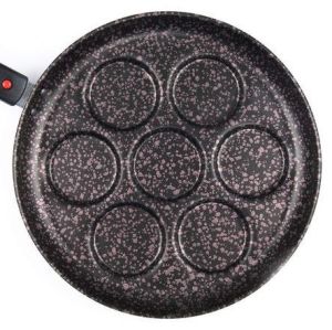 Papila Pancake Yanmaz Yapışmaz tak çıkar saplı  Granit Yüzey Tava kaliteli 28 cm  2 yıl Garantili