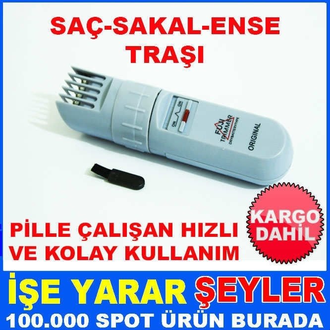 SAÇ SAKAL TRAŞ MAKİNASI MİNİ PİLLİ AYARLI