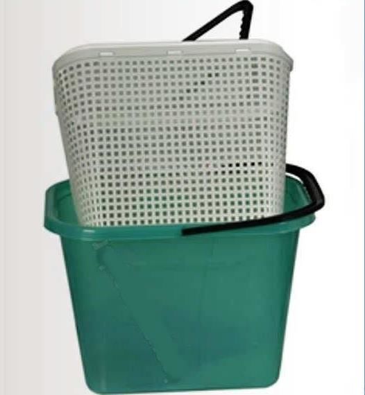 350x250x260 Profesyonel süzgeçli balıkçı kovası