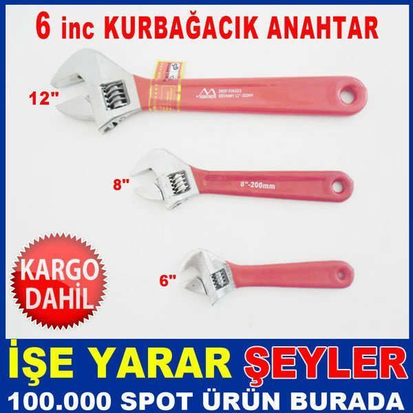 İZOLELİ 6100mm ÇELİK KURBAĞCIK AYARLI ANAHTAR