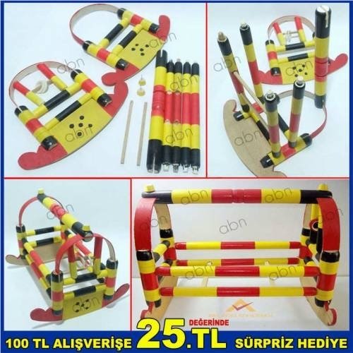 11 PARÇA PUZZLE BİREBİR ORJİNAL NOSTALJİK TAHTA BEŞİK