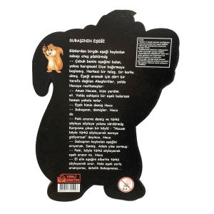 18 Parça Sevimli Sincap Desenli ve Hikayeli Ahşap Çocuk Puzzle