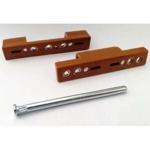 10 ADET Kahverengi PVC Doğrama Menteşesi 90mm İçi Tam Çelik Takviye Garantili Kapı Pencere Menteşesi