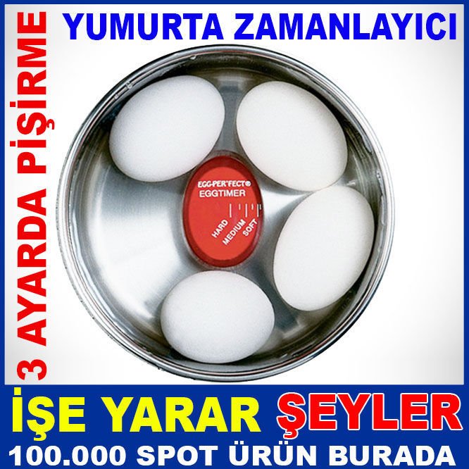 3 AYAR GÖSTERGELİ YUMURTA PİŞİRME ZAMANLAYICI