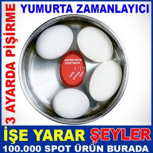 3 AYAR GÖSTERGELİ YUMURTA PİŞİRME ZAMANLAYICI