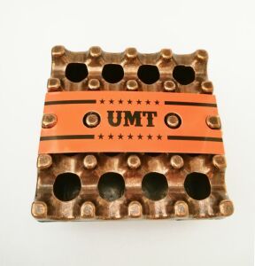 Izgara Döküm 16 Delikli Bakırkromaj kaplama Kül tablası .Metal Gövde pikdöküm Küllük