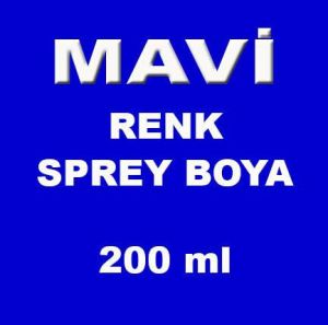 1.KALİTE BÜYÜK BOY 200-250ml SPREY BOYA KALICI ETKİLİ RENK SEÇENEKLERİYLE TÜM RENKLER MEVCUT -1 Mavi Koyu