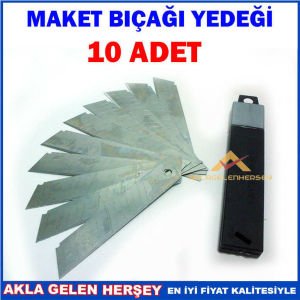 10 ADET PROFESYONEL KALİTELİ MAKET BIÇAĞI YEDEĞİ-3