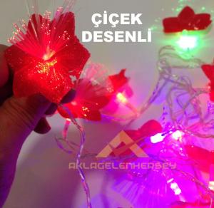 20adet PRİNÇ LED RENKLİ 320cm AĞAÇ SÜSÜ,DEĞİŞEN MOD