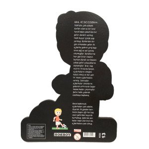 16 Parça Futbolcu Çocuk Desenli ve Hikayeli Ahşap Çocuk Puzzle