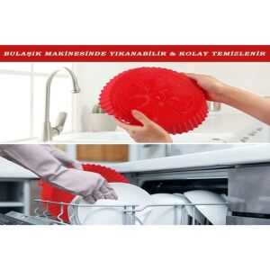 Airfryer Silikon Pişirme Kabı - Hava Fritözü Kabı -airfryer Aksesuar - Tüm Airfryer'lara Uyumlu