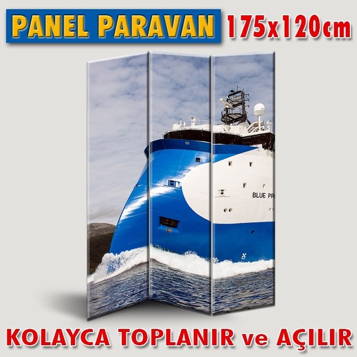 GÖRSELLİ KATLANIR PANEL BÖLME SİSTEMİ - BLUE PROSPER