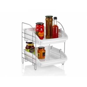 Lalezar Lzr-560 Çift Katlı Çok Amaçlı Metal Direkli Raf