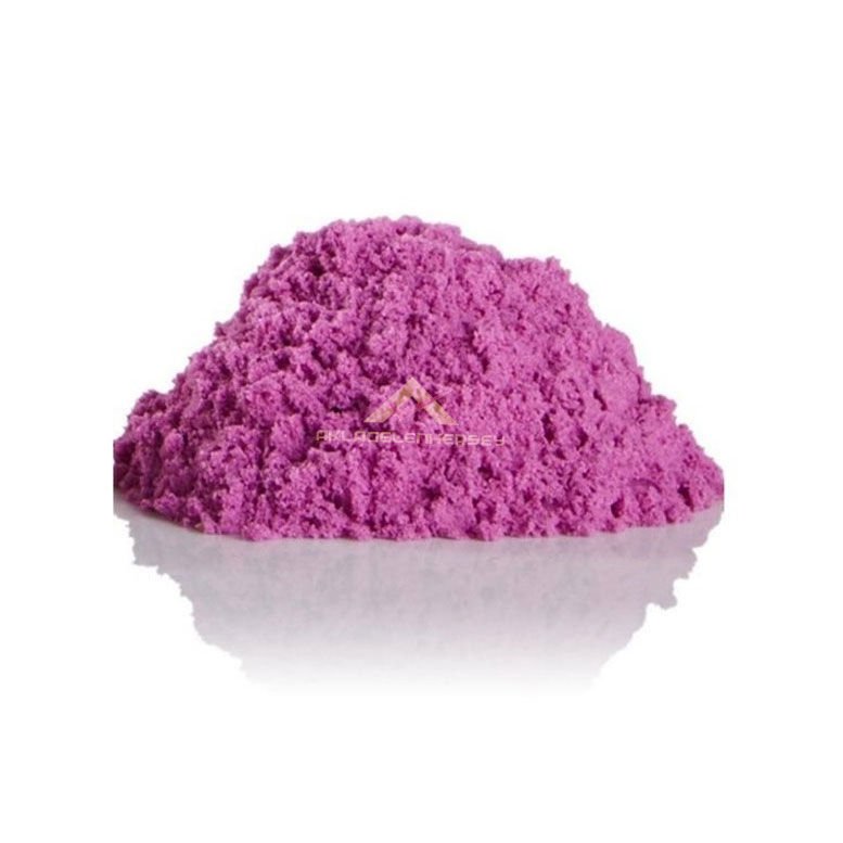 Renkli Kinetik Kum 500gr Uzay Kumu,Kinetic Sand,Sihirli Akıllı Kum,Premium Oyun Kumu Kurumayan Kum mor
