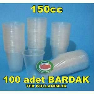 Sebil Bardağı 1.Kalite 180cc Pet Bardak 100 Adet En Sağlıklı Plastikten Çok Amaçlı Kullanım Bardağı