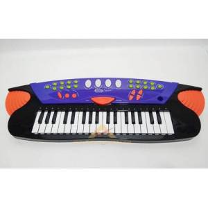 EĞİTİCİ EĞLENDİRİCİ 63cm BÜYÜK ELEKTRONİK KEYBOARD 37 TUŞLU OYUNCAK ELEKTRONİK ORG MİKROFONLU PİYANO