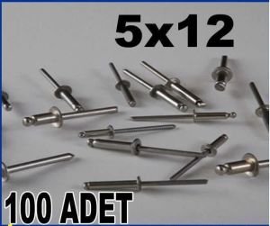5x12 ÇELİK POP PERÇİN 100 ADET FİYATI