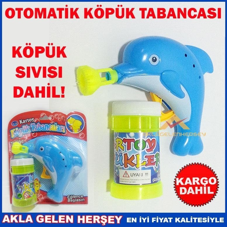 Ücretsiz Kargo DALDIRMA SİSTEMLİ MANUEL KÖPÜK EĞLENCESİ TABANCA