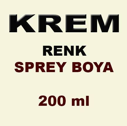 1.KALİTE BÜYÜK BOY 200-250ml SPREY BOYA KALICI ETKİLİ RENK SEÇENEKLERİYLE TÜM RENKLER MEVCUT -1 krem