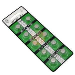 10adet AG5 LR48 LR754 393A ALKALİN DÜĞME PİL