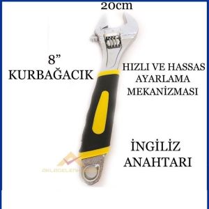 20cm KURBAĞACIK 8inc İNGİLİZ ANAHTARI