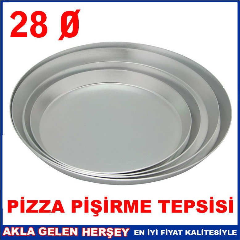 ALÜMİNYUM PİZZA PİŞİRME FIRIN TAVASI 28cm
