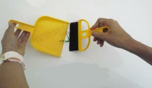 Oto ve ev temizliği için mini faraş seti