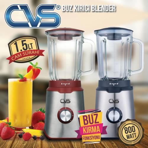 Cvs 800 Watt Buz Kırma Fonksiyonlu 1.5 Lt  Cam Sürahili Blender